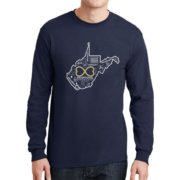 DryBlend ® 50 Cotton/50 Poly Long Sleeve T Shirt Thumbnail