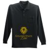 Long Sleeve Silk Touch Polo with Pocket Thumbnail