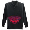 Long Sleeve Silk Touch Polo with Pocket Thumbnail