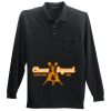 Long Sleeve Silk Touch Polo with Pocket Thumbnail