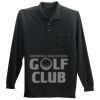 Long Sleeve Silk Touch Polo with Pocket Thumbnail