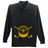 Long Sleeve Silk Touch Polo with Pocket Thumbnail